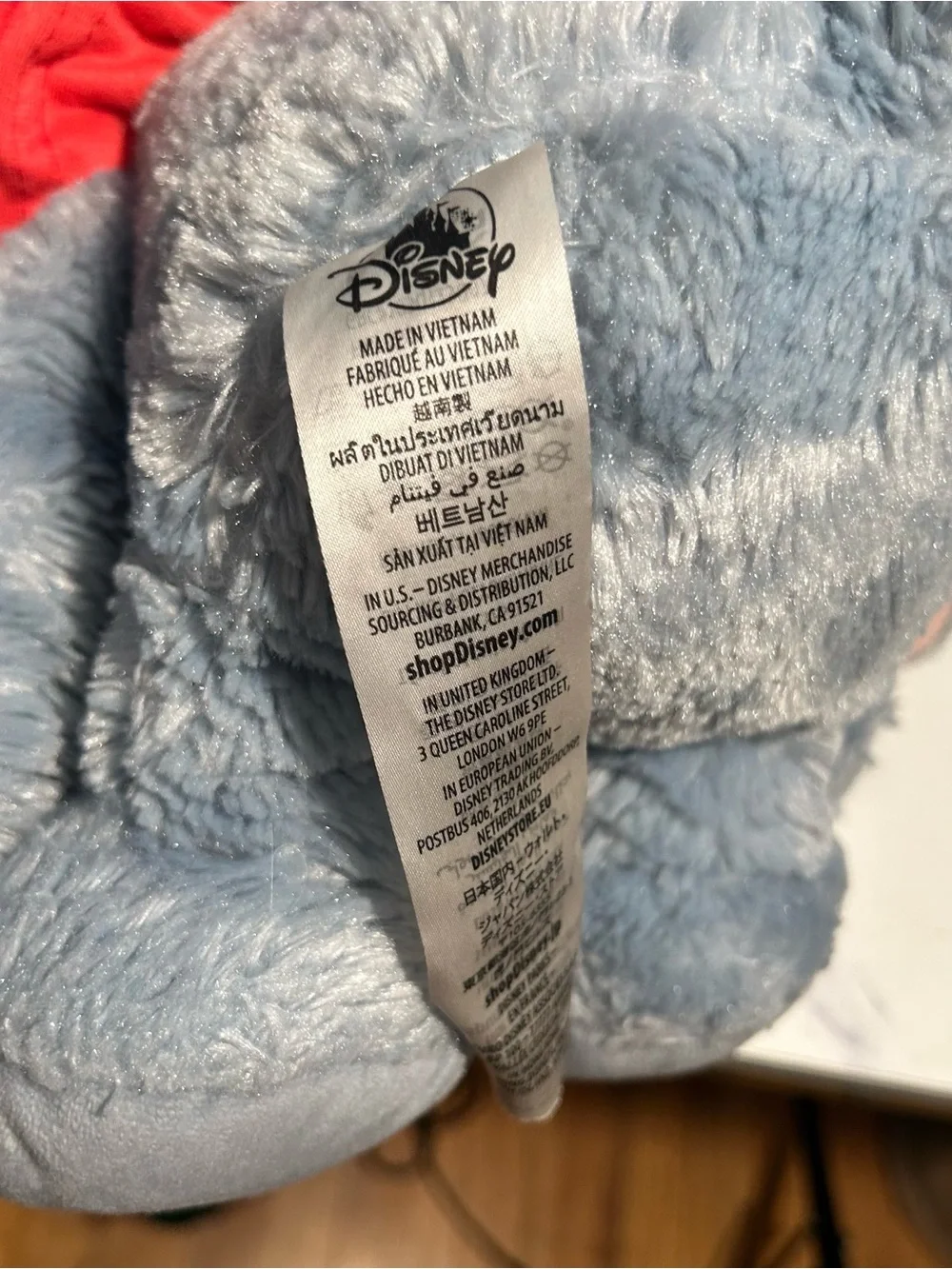 Disney Parks Dumbo the Elephant Little Big Feet Plush Stuffed Animal